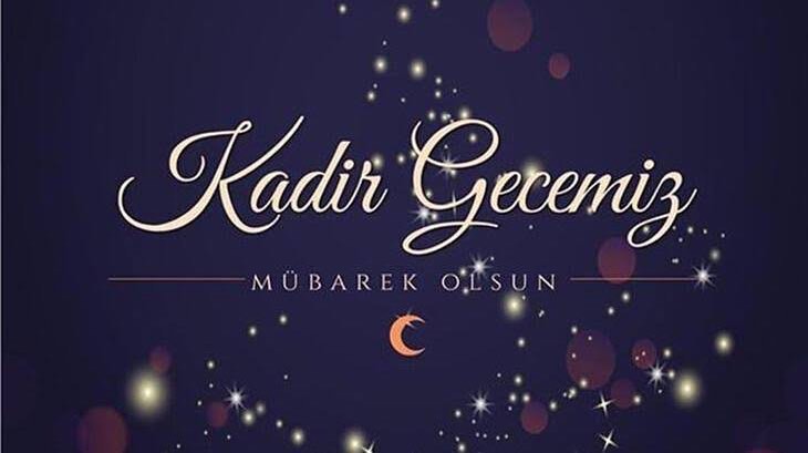 "KADİR GECESİ” MESAJI